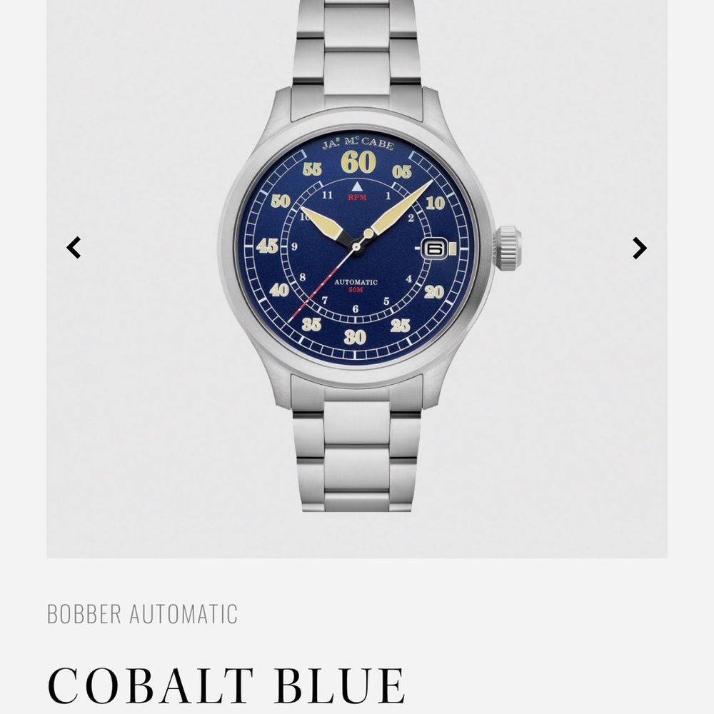 Men’s James McCabe watch.